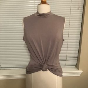 Athleta Grey Tank Top Modal Sz L